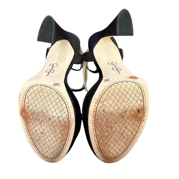 Jessica Simpson Frisco Women's Black Strappy High Heel Sandals Size 6.5 - Picture 10 of 12
